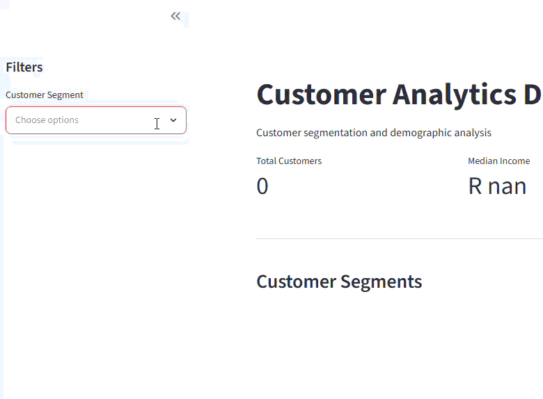 Statistical Query Tool demonstration